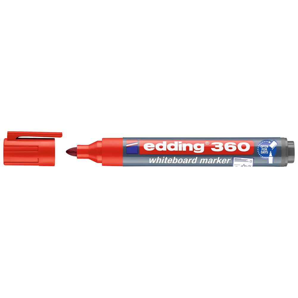 MARCADOR P/PIZARRON ROJO EDDING 360