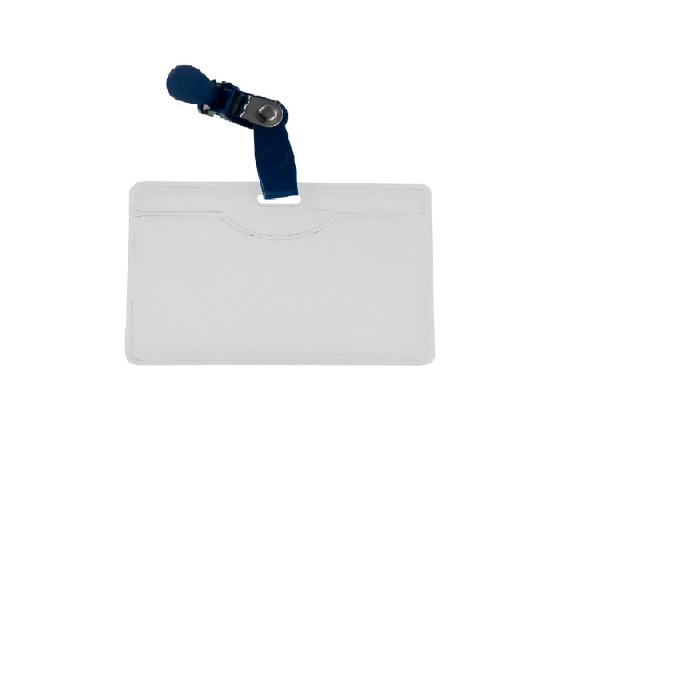PORTA GAFETE HORIZONTAL CON CLIP (12829)PAQ/10