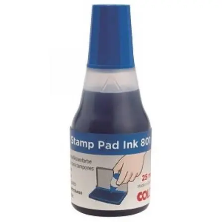 TINTA P/SELLOS AZUL DE 25 ML (GOTERO)