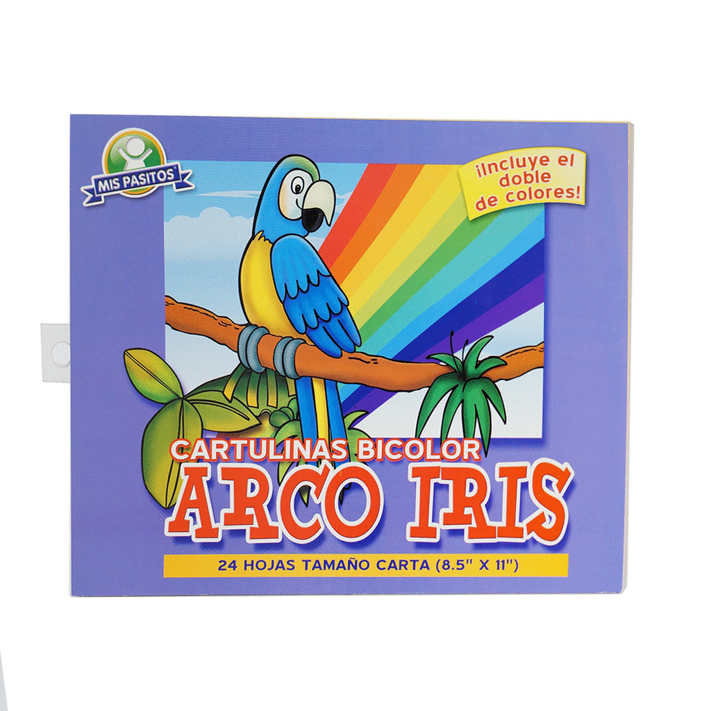 PAPEL ARCOIRIS T/CARTA PAQ/24