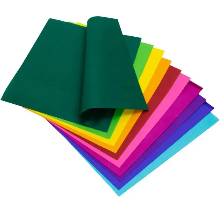 PAPEL CHINA VARIOS COLORES PAQ/10 (52230)