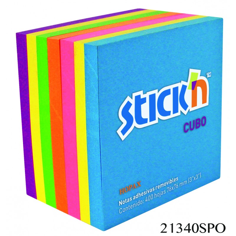 BLOCK NOTAS ADHESIVAS 3X3 CB 7 COL