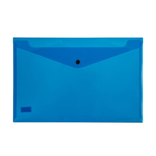 SOBRE TRANSPARENTE AZUL T/OFICIO