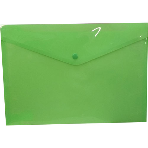 SOBRE TRANSPARENTE VERDE T/OFICIO