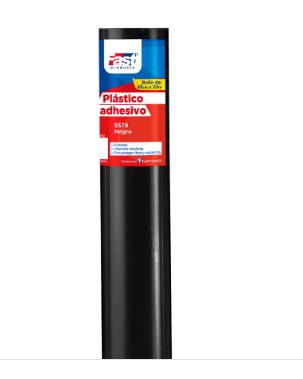 ROLLO PLASTICO ADHESIVO FAST NEGRO  (45CM*20M) (13240-N)