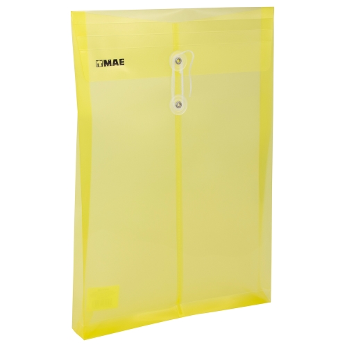 SOBRE PLASTICO T/OFICIO COLOR AMARILLO