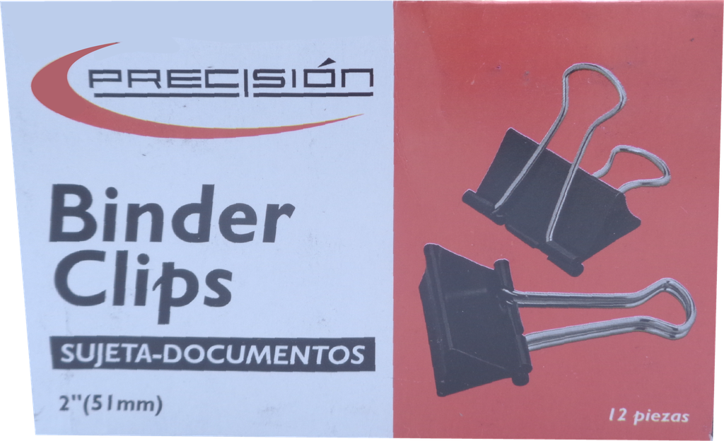SUJETADOR DE PAPEL 51MM C/12