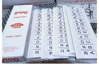 INDEX TABS AUTO ADHESIVO TRANSPARENTE