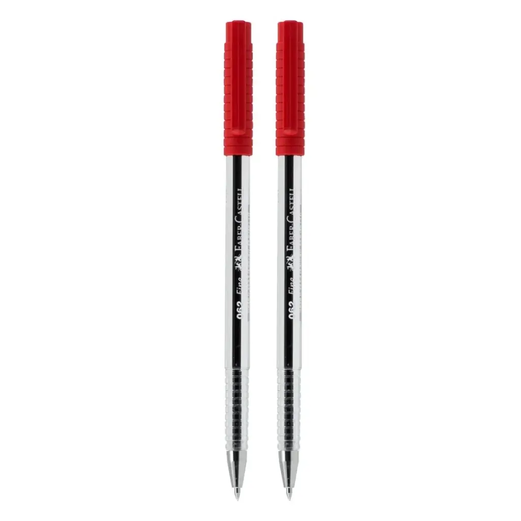 LAPICERO FABER CASTELL PUNTA FINA ROJO 62-F