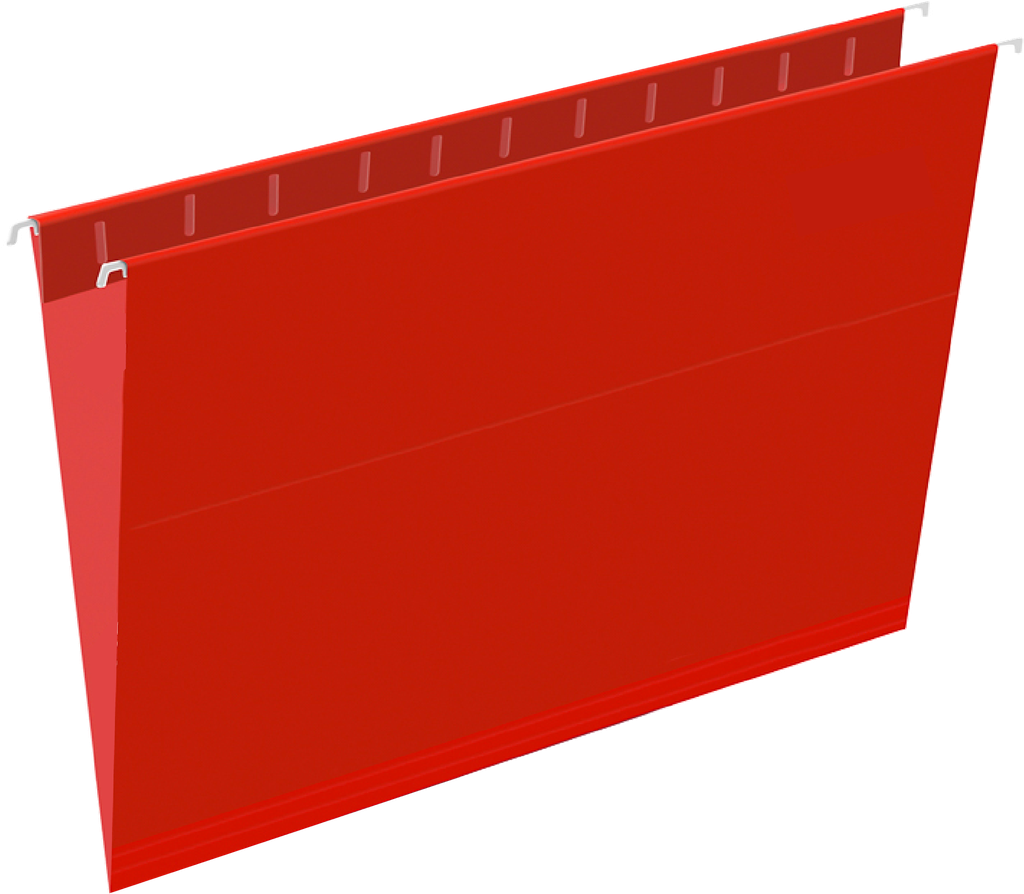 FOLDER COLGANTE T/OFICIO ROJO UNIDAD