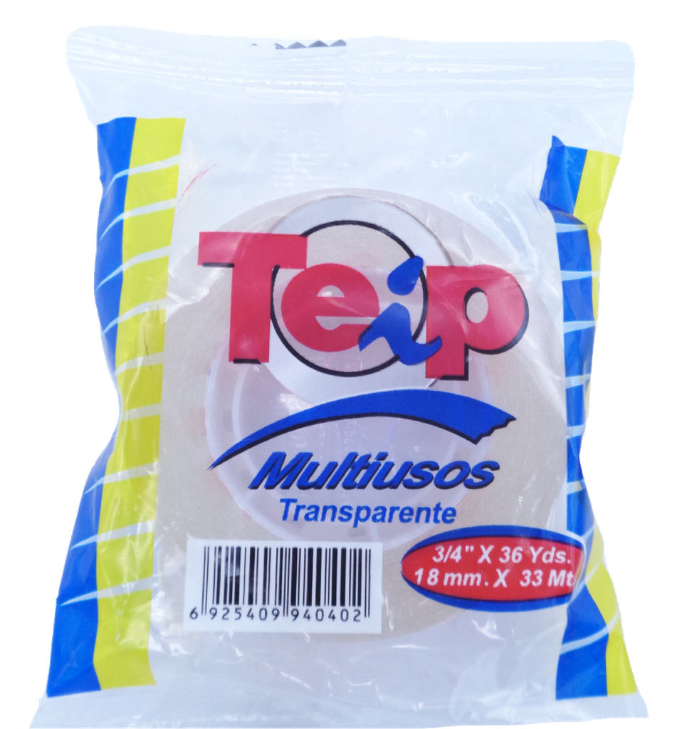 TAPE CORRIENTE  18MM X 36 YDS (09382)