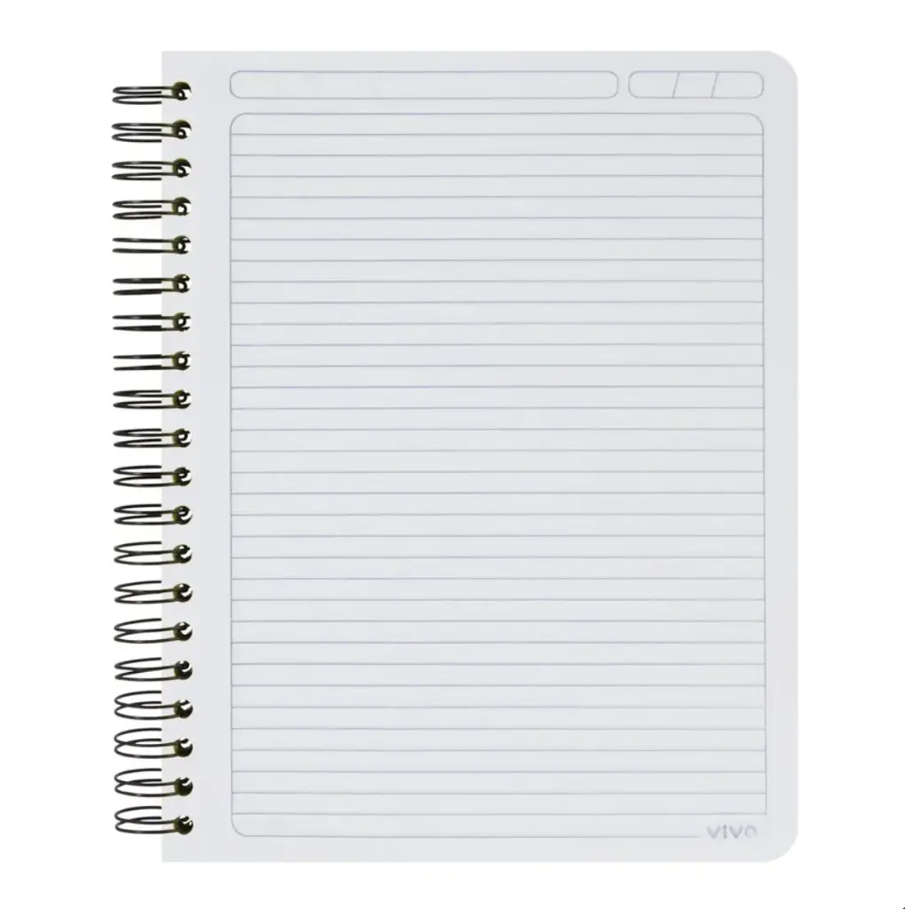 CUADERNO ESPIRAL 1/2 CARTA LINEAS