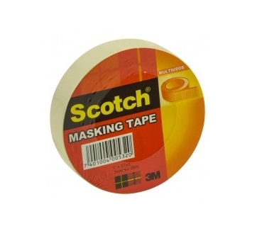 MASKING TAPE 1 PUL 3M 24MM X 25M