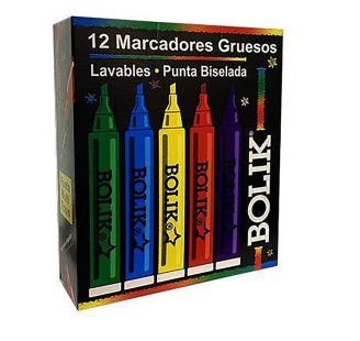 MARCADOR BOLIK LAVABLE C/12