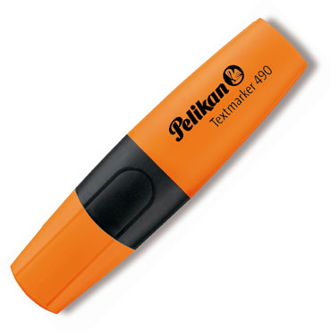 MARCADOR FLUORESCENTE NARANJA PELIKAN
