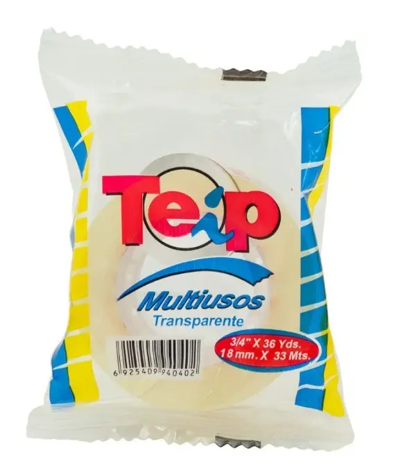 TAPE TRANSPARENTE 12 MM X 33 M ARI (09382)