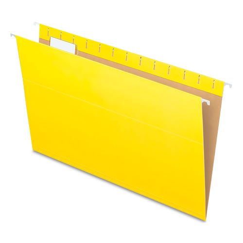 FOLDER COLGANTE OFICIO AMARILLO 25U.
