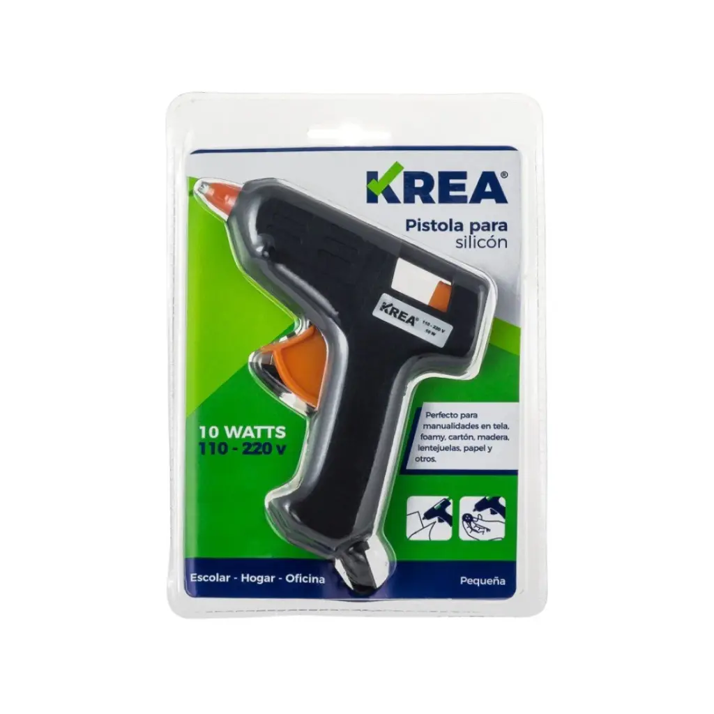 PISTOLA PARA SILICON KREA 10WA NEGRO (09752)