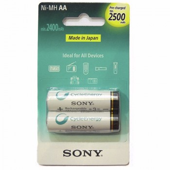 BATERIA AA RECARGABLE SONY 2500 AMP