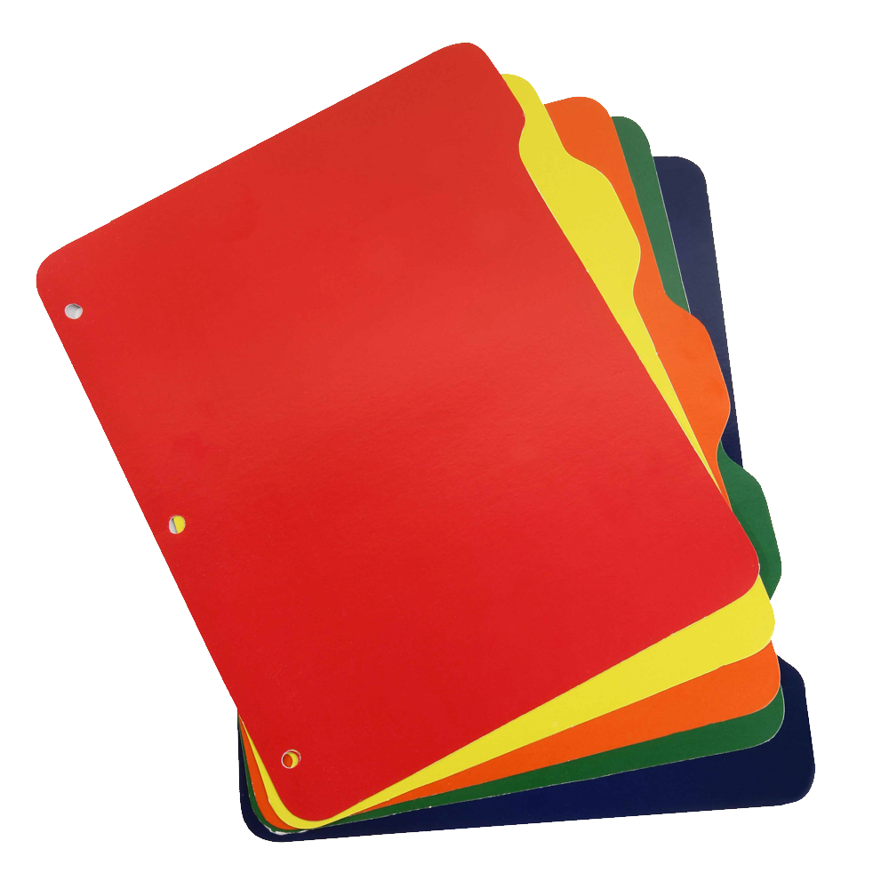 SEPARADORES JUEGO DE CINCO COLORES T/CARTA