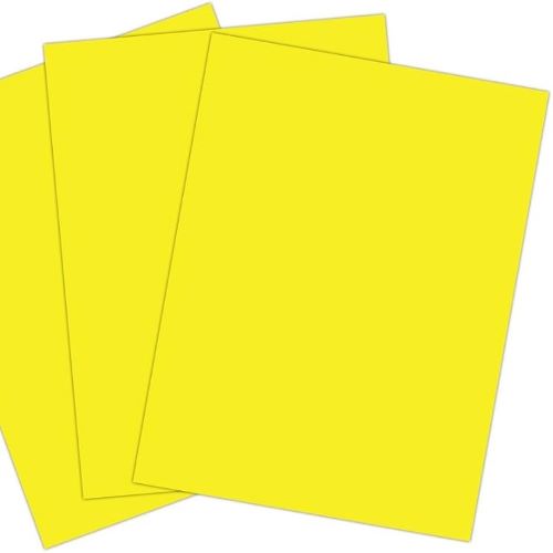 PAPEL CONSTRUCCION AMARILLO