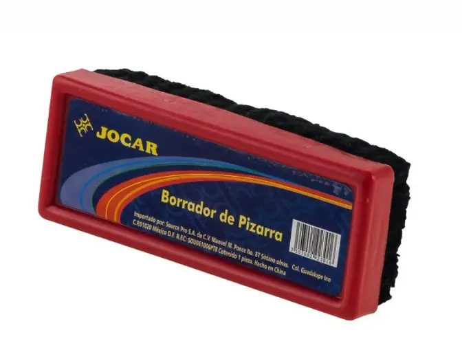 ALMOHADILLA PARA PIZARRON PLASTICA CON FELPA NEGRA JOCAR (00037)