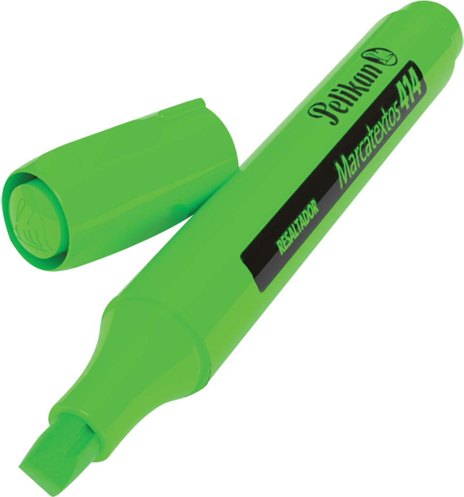 MARCADOR FLUORESCENTE VERDE PELIKAN