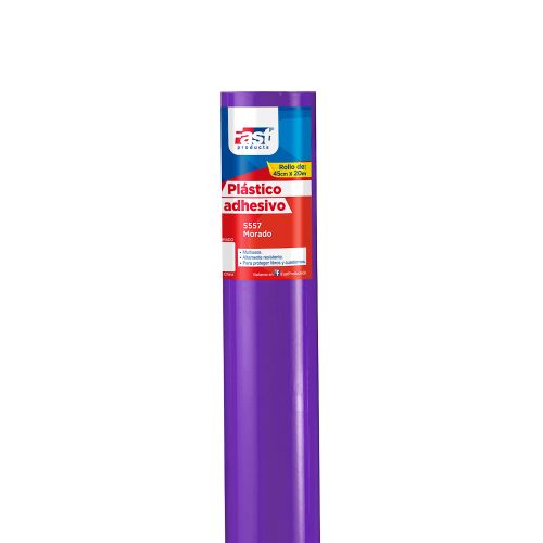 ROLLO PLASTICO ADHESIVO MORADO