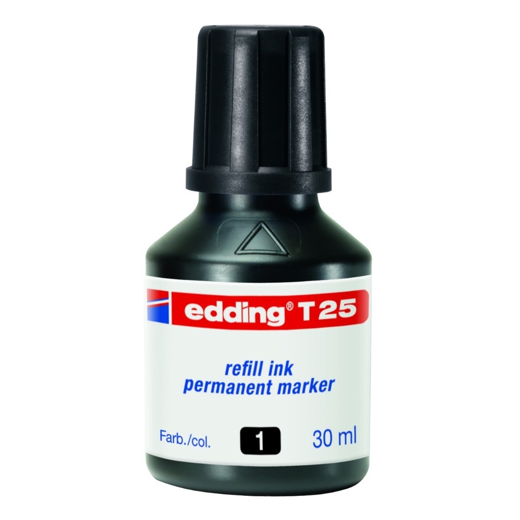 TINTA P/MARCADOR PERMANENTE NEGRO T-25  (00774-N)