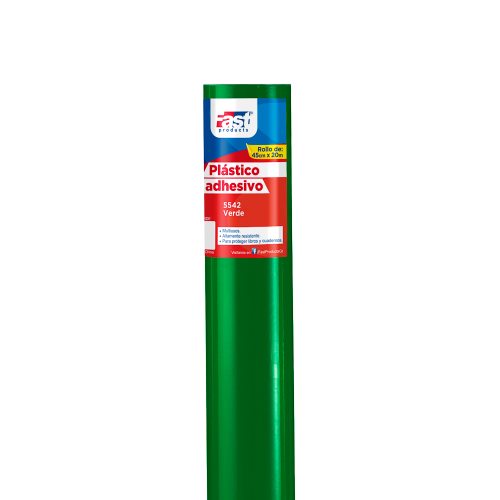 ROLLO PLASTICO ADHESIVO VERDE