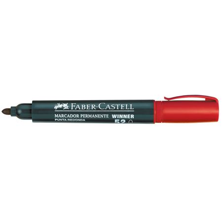 MARCADOR CORTO ROJO PERMANENTE