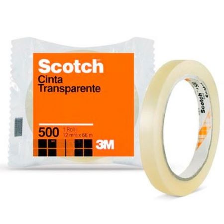 CINTA ADHESIVA SCOTCH 500 12MM X 66M 