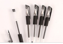 LAPICERO GEL NEGRO 0.5MM CON GRIP