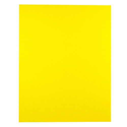 HOJAS FOAMY T/CARTA AMARILLO PAQ/25