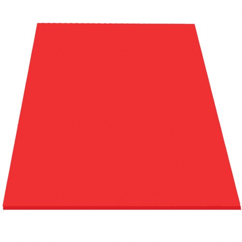 HOJAS FOAMY T/CARTA ROJO PAQ/25