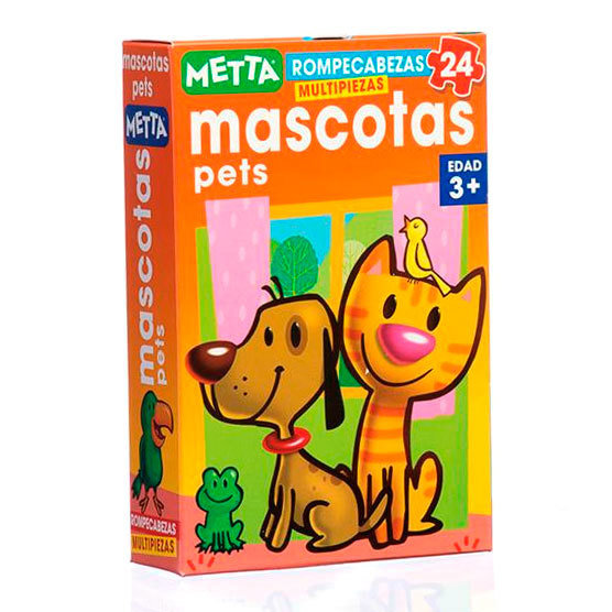 ROMPECABEZAS 24 PIEZAS MASCOTAS