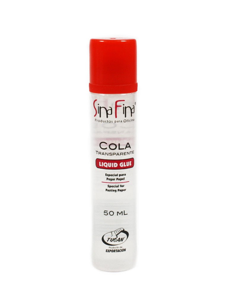 COLA TRANSPARENTE 50 ML SINA FINA