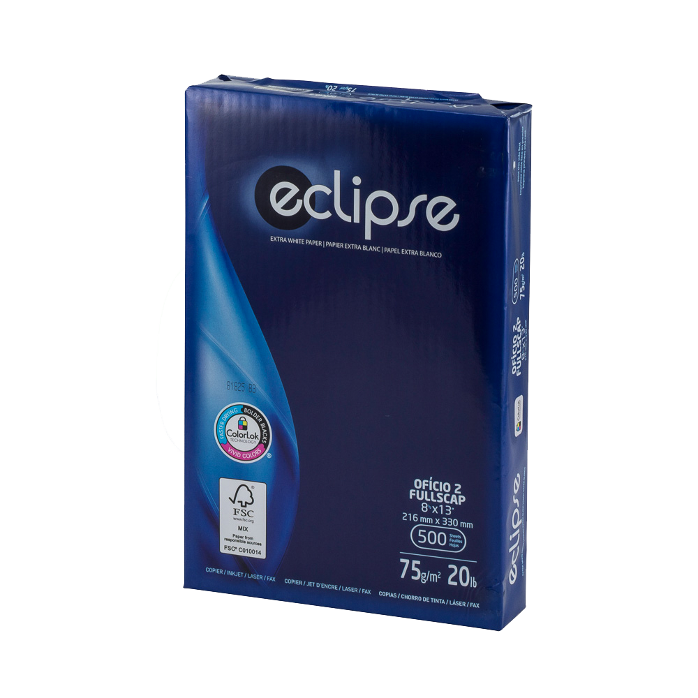 PAPEL PARA FOTOCOPIADORA ECLIPSE OFICIO 