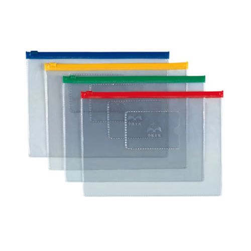 SOBRE PLASTICO PEQUEÑO CON ZIPPER