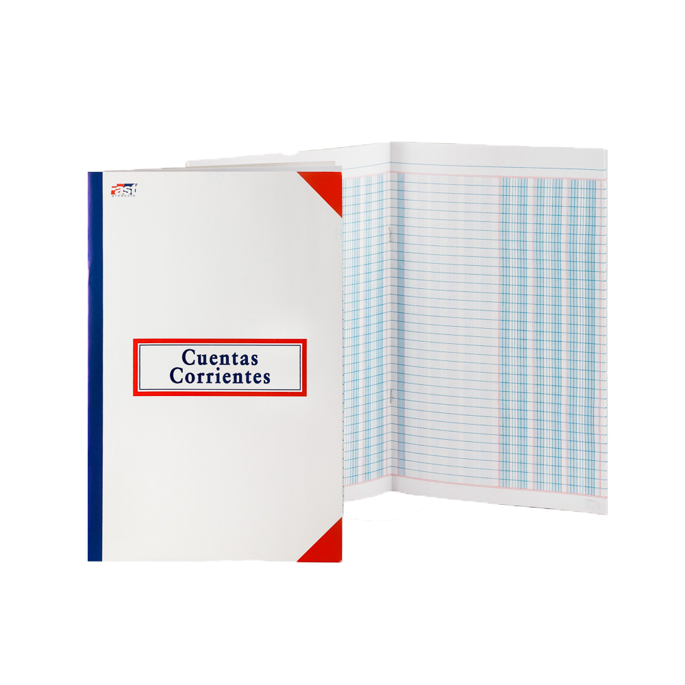 LIBRO CUENTAS CORRIENTES 3 COLUMNAS, 100H
