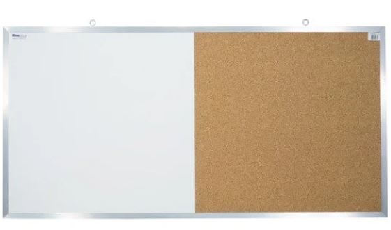 PIZARRON ULTRAWRITE 1.20 * 0.60 MTS FORMICA Y CORCHO