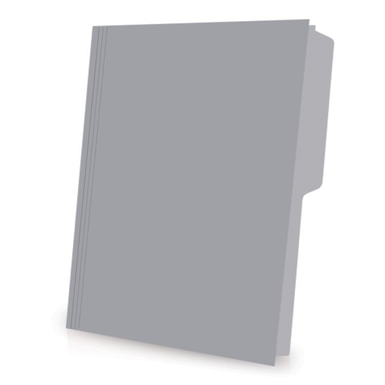 FOLDER INTERIOR CARTA COLOR GRIS