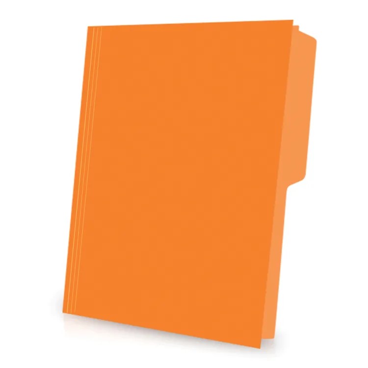 FOLDER INTERIOR CARTA COLOR NARANJA