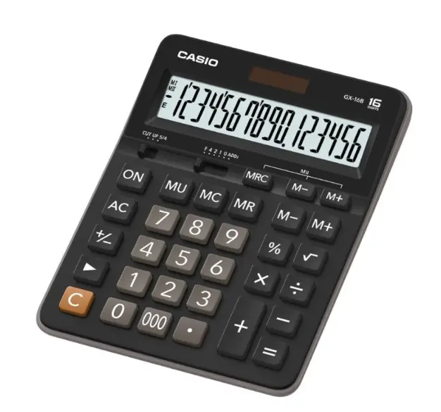 CALCULADORA CASIO GX-16B-W-DC  16D (06357)