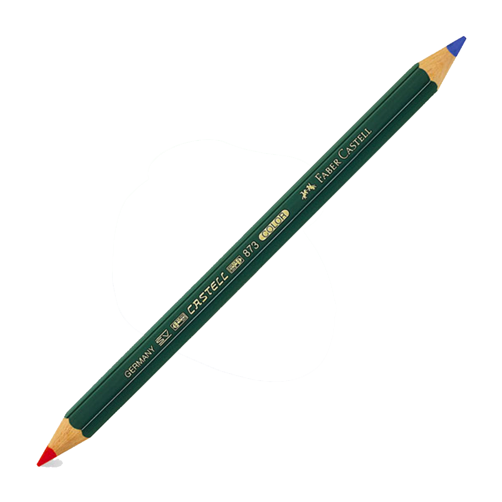 LAPIZ BICOLOR FABER CASTEL (MINA GRUESA)