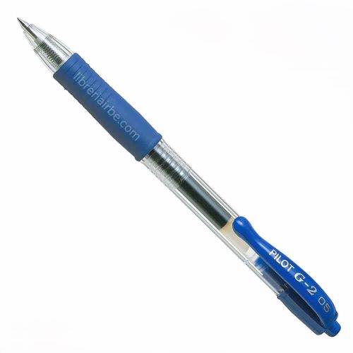 LAPICERO GEL PUNTO FINO PILOT G2 AZUL