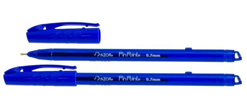 LAPICERO AZOR PIN POINT AZUL 0.7 MM (16048-A)