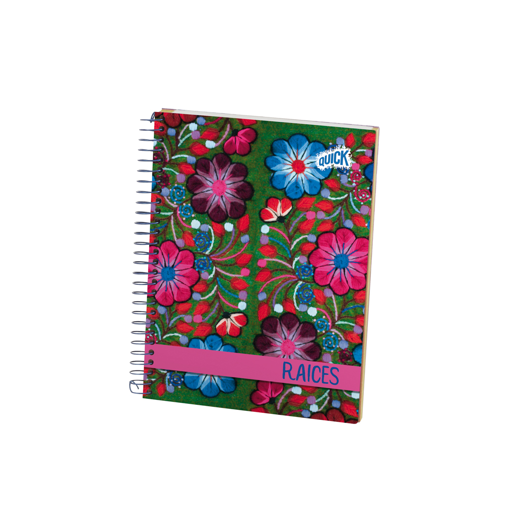 CUADERNO ESPIRAL 1/2 CARTA CUADRICULA #2