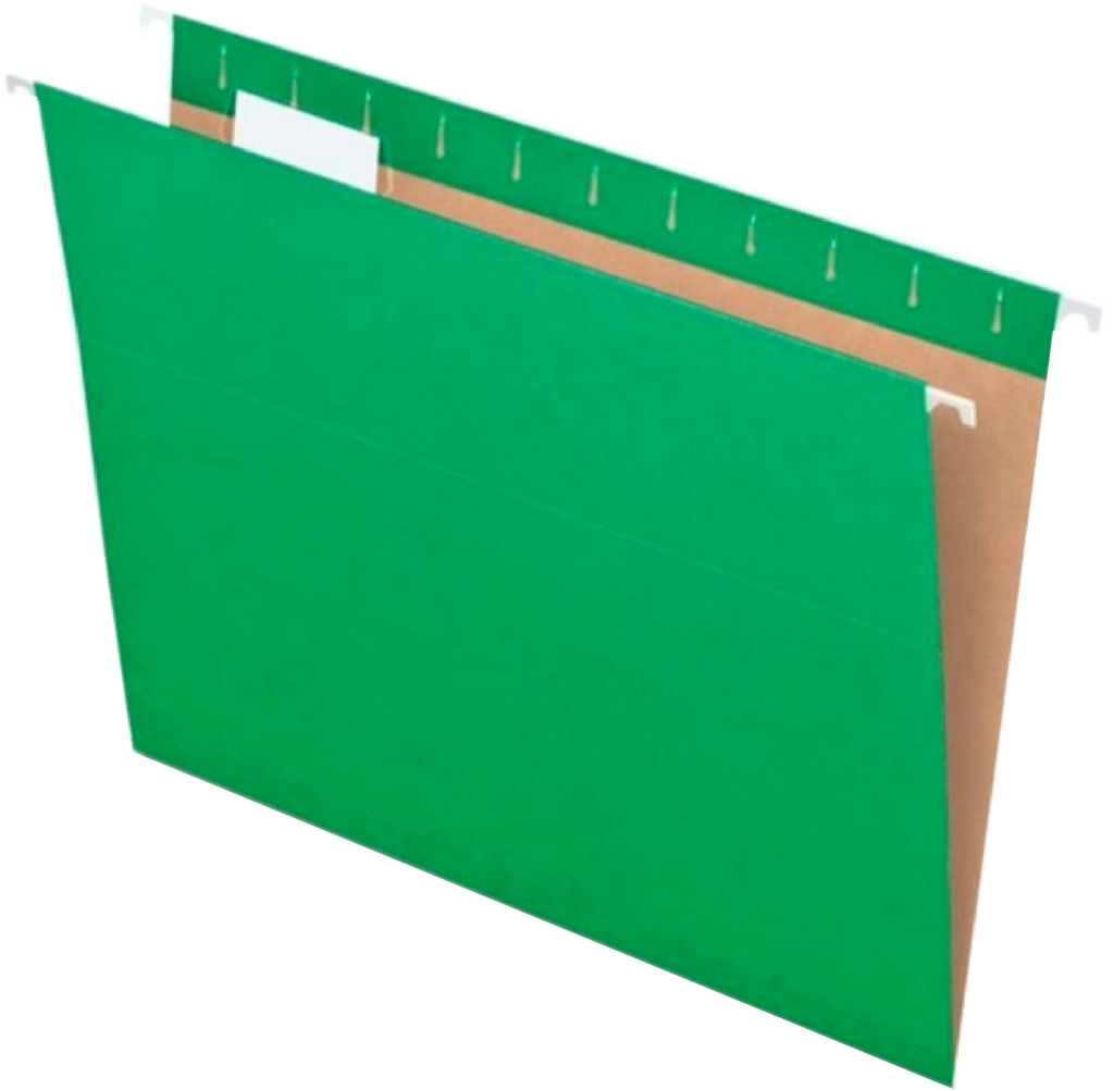 FOLDER COLGANTE T/OFICIO VERDE CLARO 