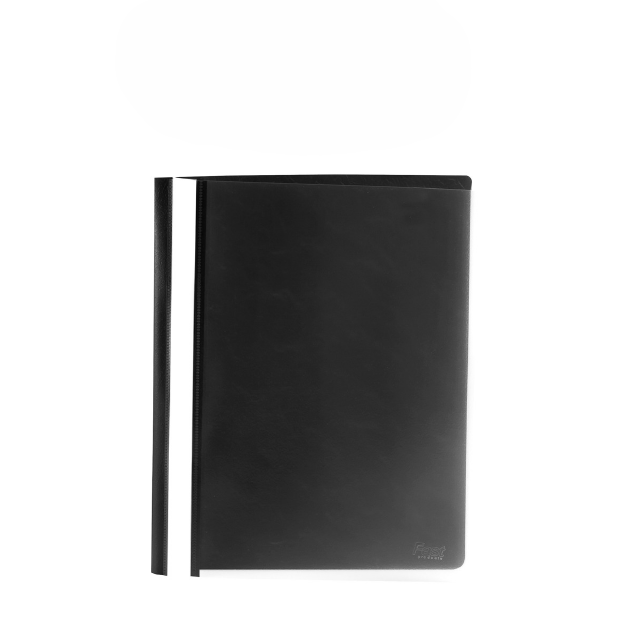 FOLDER PLASTICO TRANSPARENTE NEGRO 